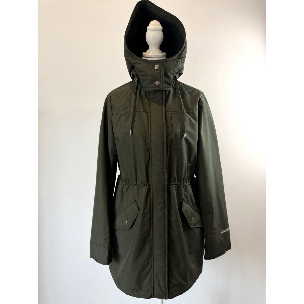 Abercrombie & Fitch Womens S All-Season Weather Warrior Hooded Utility Jacket